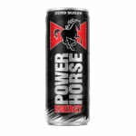 Canette Power Horse Energy Zero Sugar 200ml boisson énergisante sans sucre