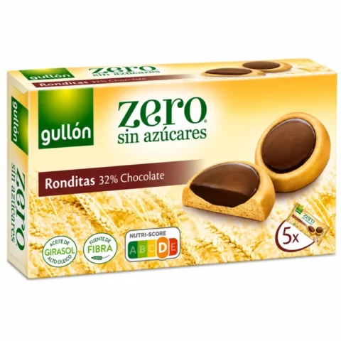 Gullón Zero Ronditas biscuits chocolat sans sucres 5x 186g