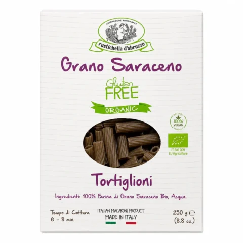 Tortiglioni Rustichella d’Abruzzo grano saraceno bio sans gluten 250g