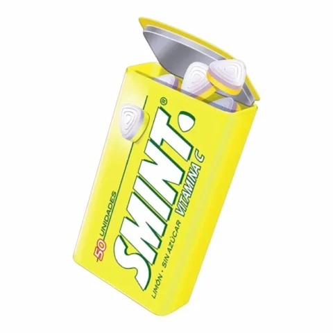 Boîte Smint citron Vitamine C sans sucre 35g