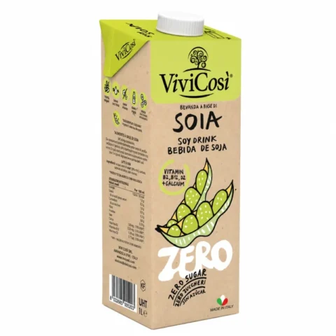 ViviCosi boisson de soja zéro sucre sans gluten 1L