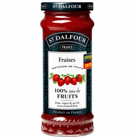 Pot de tartinade de fraises ST DALFOUR 284g