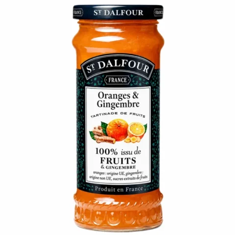 Pot de tartinade oranges et gingembre ST DALFOUR 284g