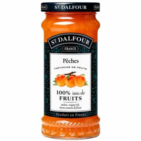 Pot de tartinade de pêches ST DALFOUR 284g