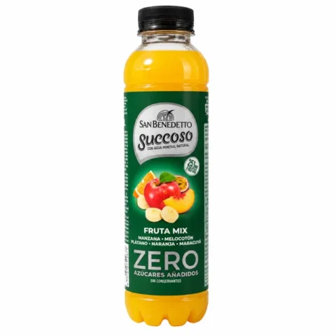 Bouteille San Benedetto Succoso Fruit Mix Zero sucres ajoutés 0.40L