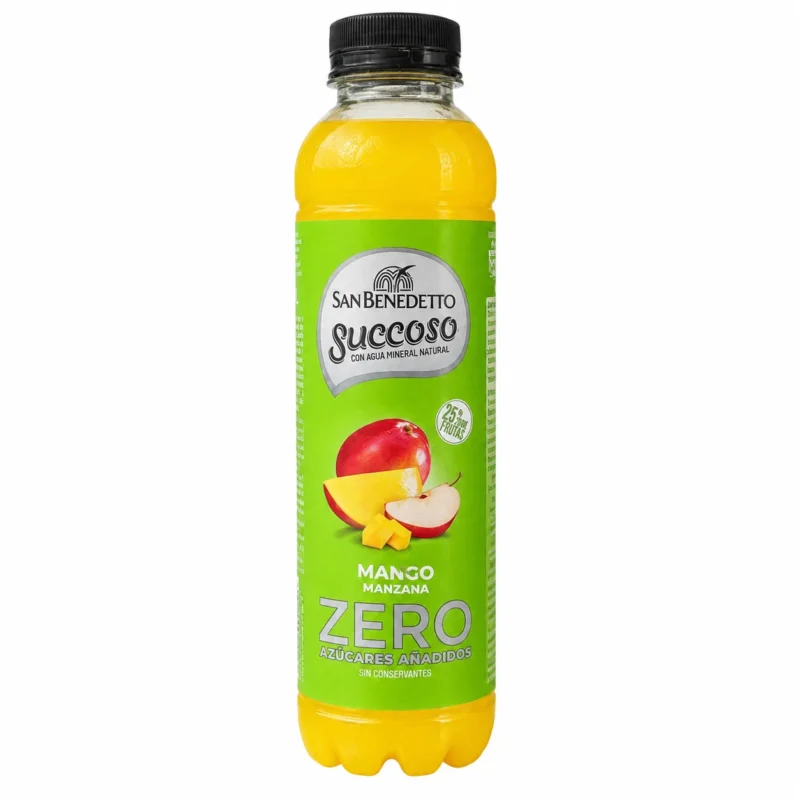 succoso mango Bouteille San Benedetto Succoso Mangue Pomme Zero sucres ajoutés 0.40L