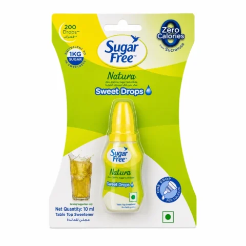 Sugar Free Natura Sweet Drops édulcorant liquide zéro calorie 10ml en gouttes
