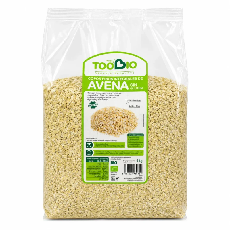 toobio avoine TOOBIO flocons d’avoine fins bio sans gluten 1kg