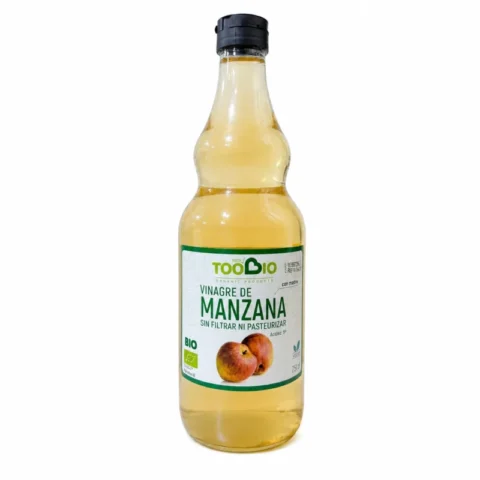 Bouteille TOOBIO vinaigre de pomme bio non filtré 75cl