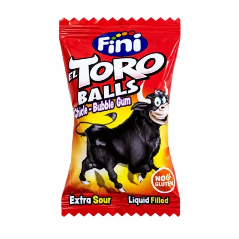 Sachet Fini El Toro Balls Bubble Gum 5.5g sans gluten