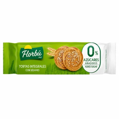 Biscuits Florbú Tortas Intégrales au Sésame sans sucre ajouté 150g