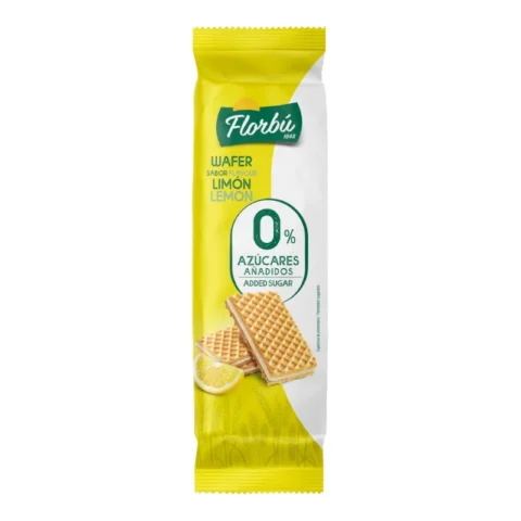Gaufrettes Florbú Citron sans sucre ajouté 150g