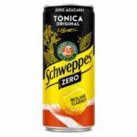 Canette Schweppes Zero Tónica Original 330ml boisson pétillante tonic zéro sucres