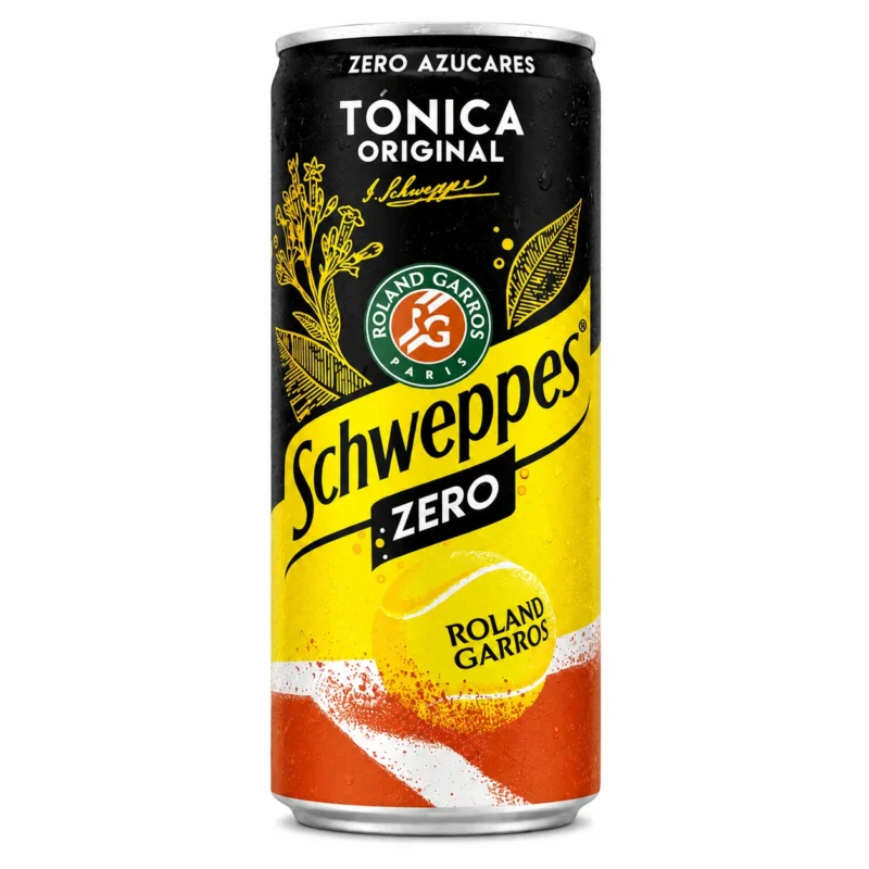 zero tonica Canette Schweppes Zero Tónica Original 330ml boisson pétillante tonic zéro sucres