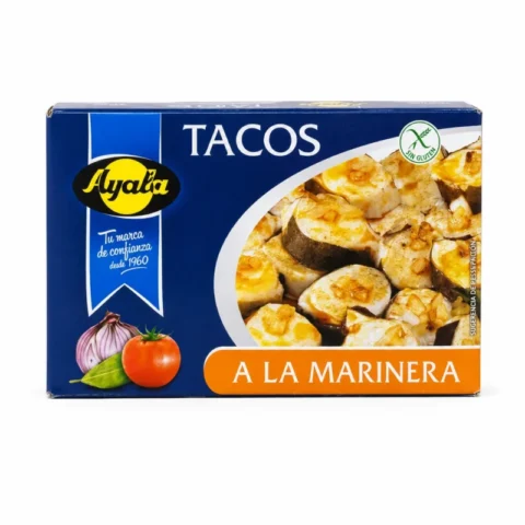 Ayala tacos de calamar à la marinière 115 g sans gluten.