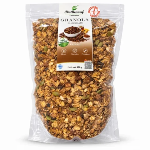 BioBenzaf Granola Chocolaté Sans Gluten 300 g