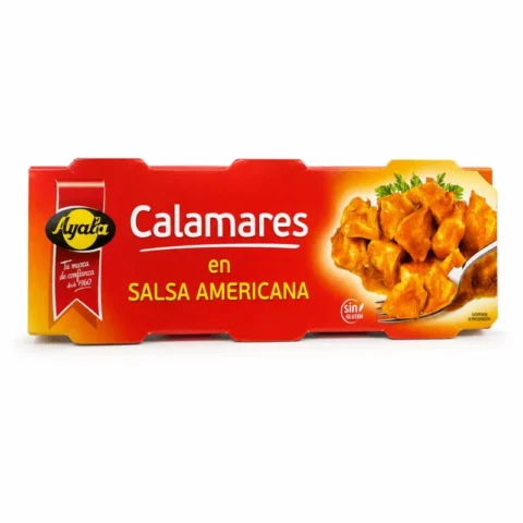Ayala calamars à la sauce américaine sans gluten 240 g