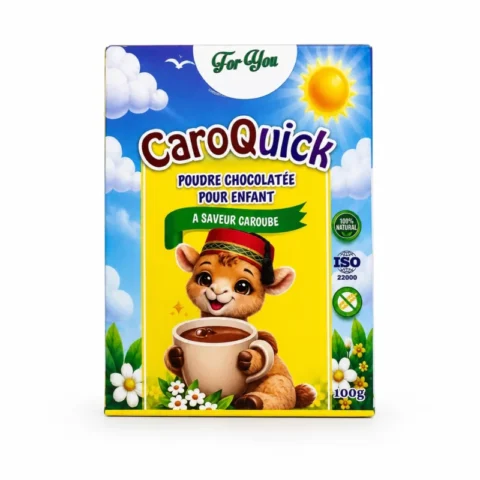BionBenzaf CaroQuick poudre chocolatée saveur caroube sans gluten 100 g