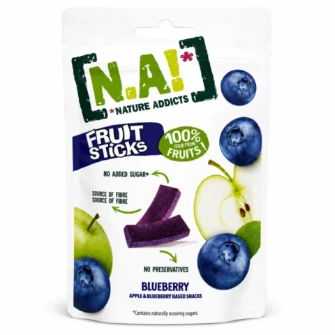 N.A! Nature Addicts Fruit Sticks myrtille sans sucres ajoutés 35 g