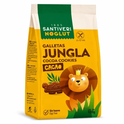 Santiveri Noglut biscuits Jungle au cacao sans gluten 100 g