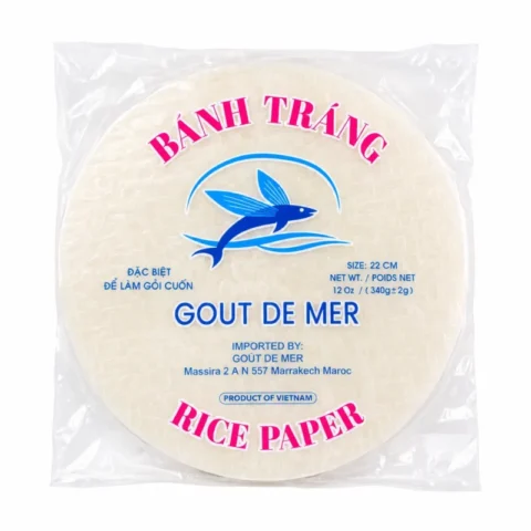 Paquet Bánh Tráng feuilles de riz vietnamiennes 22 cm 340 g