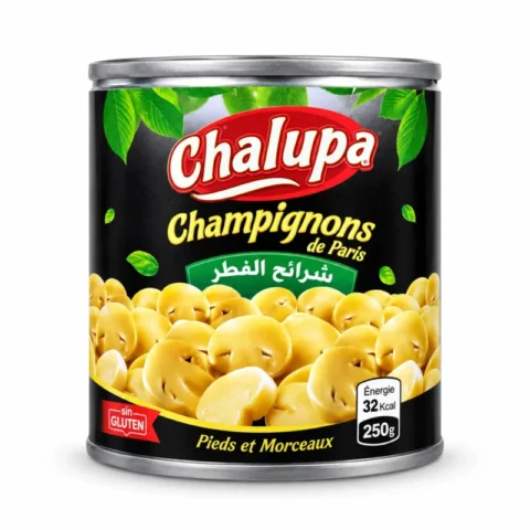 Boîte Chalupa Champignons de Paris sans gluten 250 g