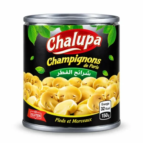 Boîte Chalupa Champignons de Paris sans gluten 150 g