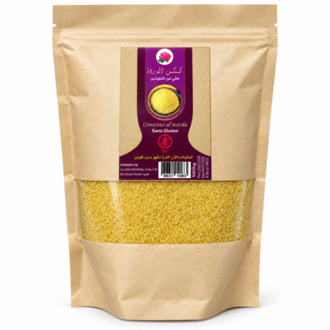 Sachet Couscous Al Warda sans gluten riz et maïs 500 g