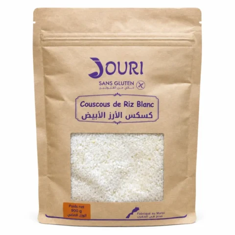 Sachet Jouri couscous de riz blanc sans gluten 900 g