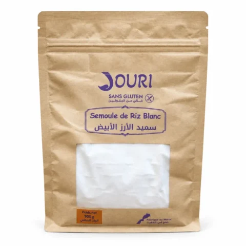 Sachet Jouri semoule de riz blanc sans gluten 900 g