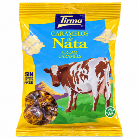 Sachet Tirma Caramelos de Nata bonbons à la crème sans gluten