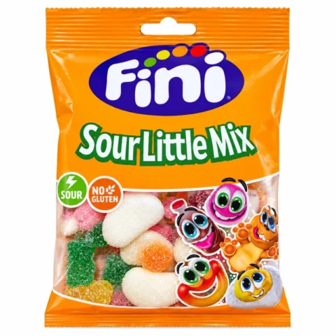 Sachet Fini Sour Little Mix bonbons gélifiés acidulés sans gluten