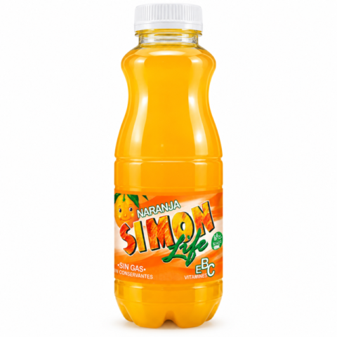 Bouteille Simon Life Naranja boisson à l’orange sans gaz