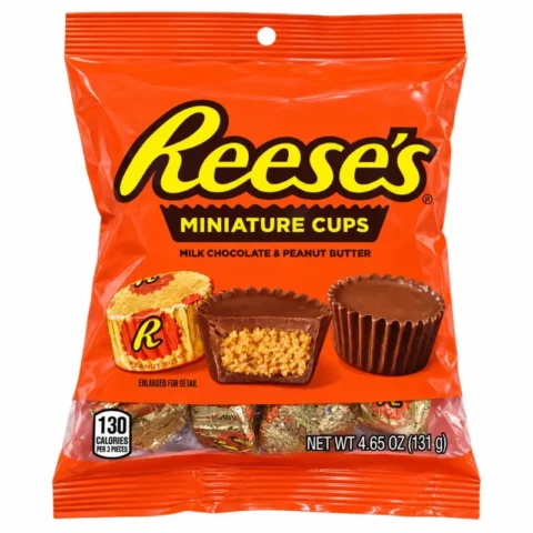 Sachet Reese’s Miniature Cups chocolat au lait beurre de cacahuète 131 g