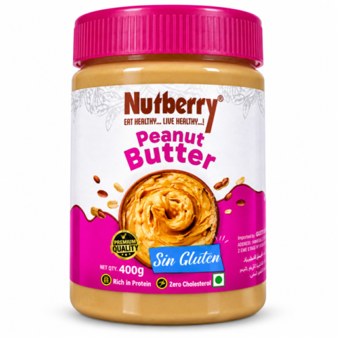 Pot Nutberry Peanut Butter beurre de cacahuète sans gluten 400 g
